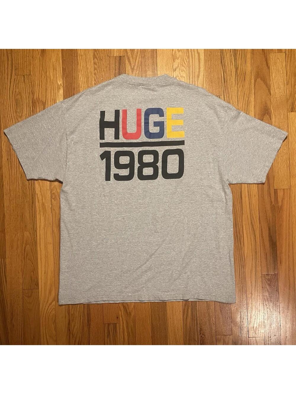 Vintage y2k The Hundreds Double Sided Pocket Tee HUGE 1980 Graphic Print 2XL